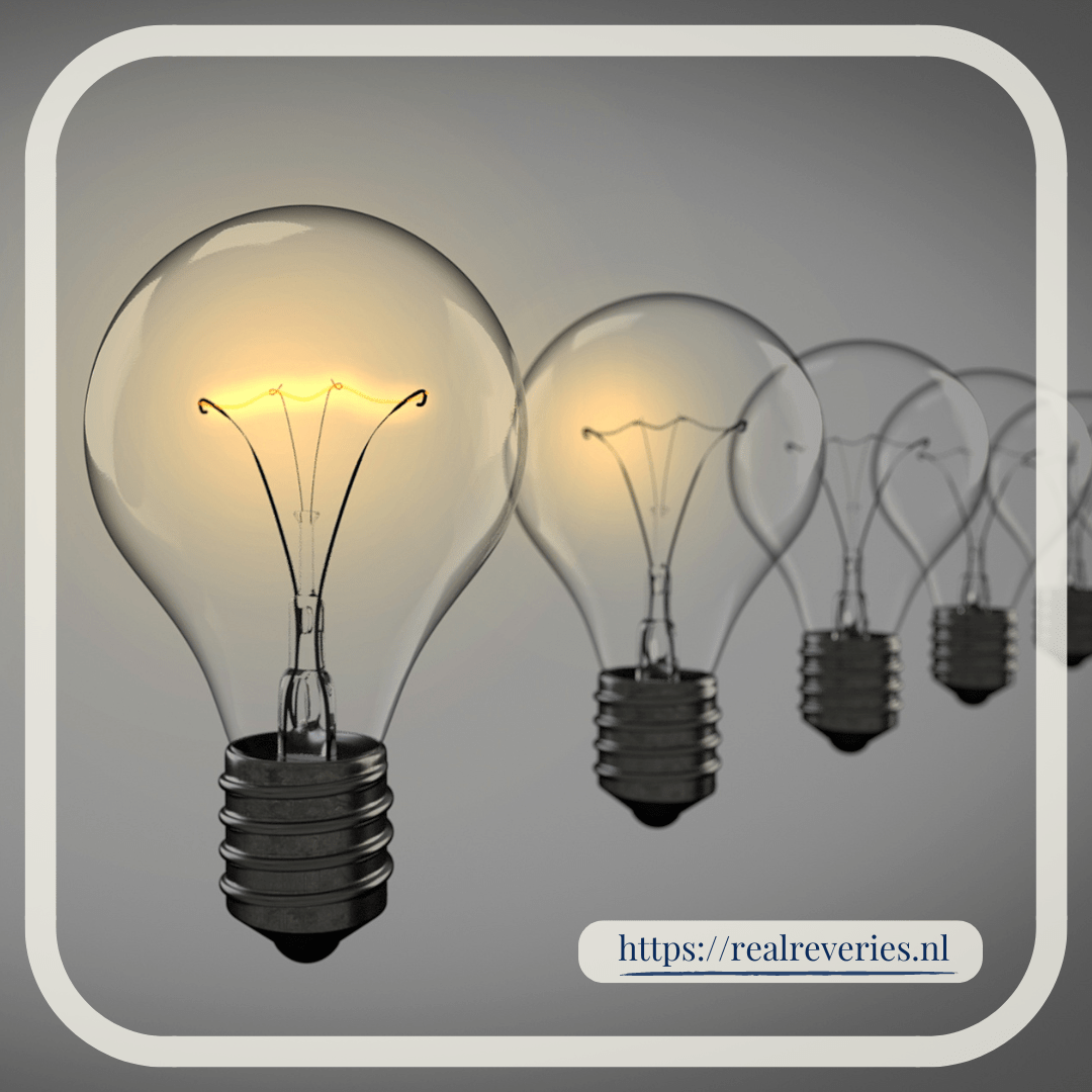 Afbeelding van lampjes die symbool staan voor de ideeën om passief inkomen te verdienen