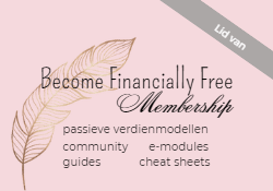 200*175 pixels banner van Become Financially Free Membership: passieve verdienmodellen, community, e-modules, guides, cheat sheets