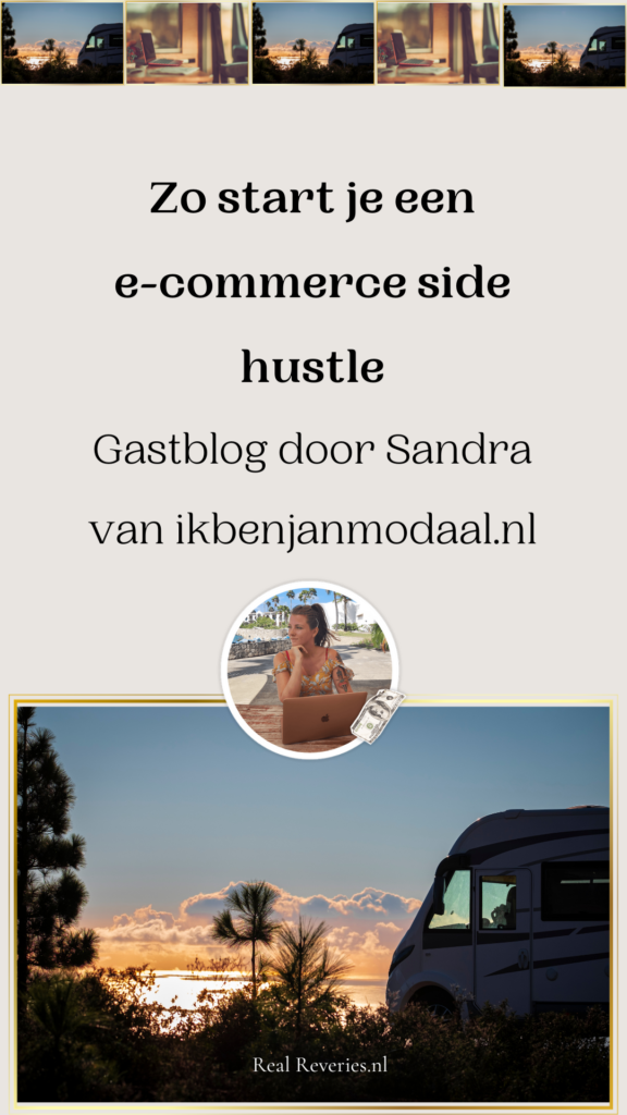 Pinterest pin zo start je een e commerce side hustle
